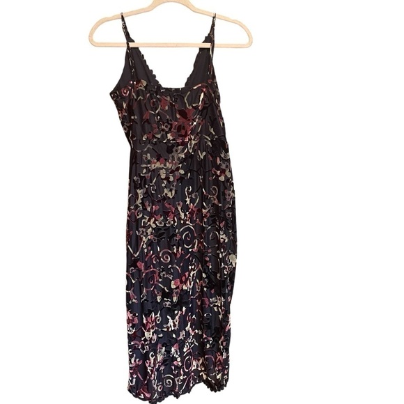 Adam Levine Collection High Low Romper/Dress -Size medium-Burn-out Velvet - Picture 5 of 10